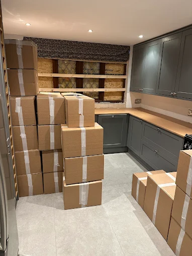 Kitchen packed with care